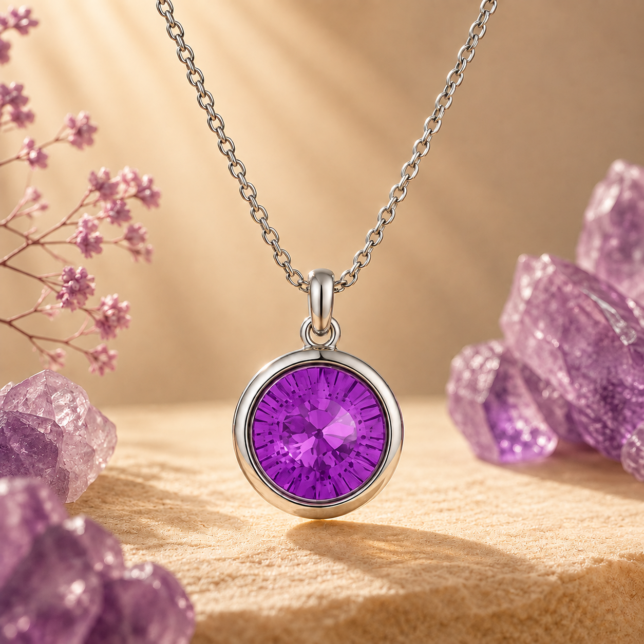 Tourmaline Kundli Stone Pendant