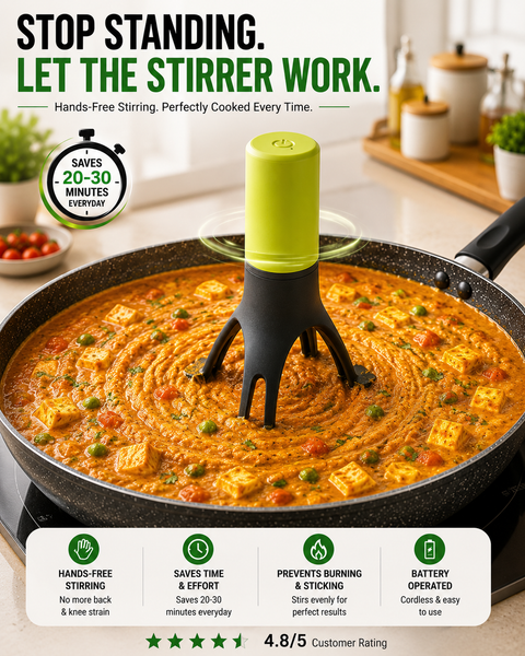 Smart AI Hands Free Cooking Robot (Perfect Gift for Mother, Wife & Sister)