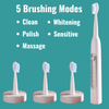 SMART ELECTRIC SONIC TOOTHBRUSH WITH 4 HEADS (RECHARGEABLE & CORDLESS)