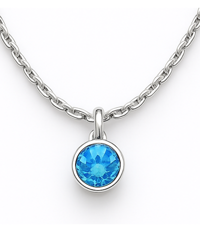 Aquamarine Kundli Stone Pendant