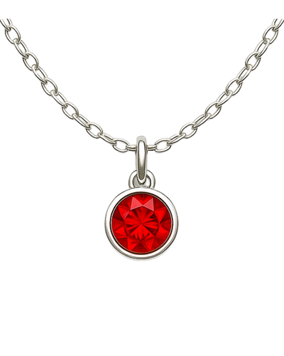 Ruby Kundli Stone Pendant