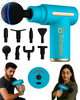 Bitrontix Deep Relief Full Body Massager With 8 Replaceable Heads (soothes sore muscles, reduces stiffness & relieves tension)