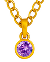 Amethyst (Purple) color pendant