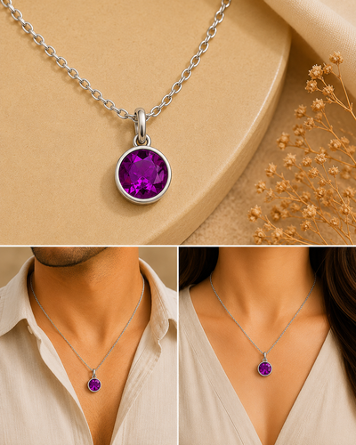 Alexandrite Kundli Stone Pendant