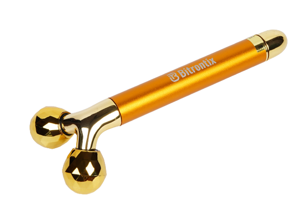 BITRONTIX™️  INTENSE FACE SLIMMING / TONING & TIGHTENING WAND WITH SONIC VIBRATIONS (BATTERY OPERATED) ***INCLUDES FREE VELVET POUCH