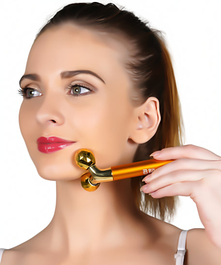 BITRONTIX™️  INTENSE FACE SLIMMING / TONING & TIGHTENING WAND WITH SONIC VIBRATIONS (BATTERY OPERATED) ***INCLUDES FREE VELVET POUCH